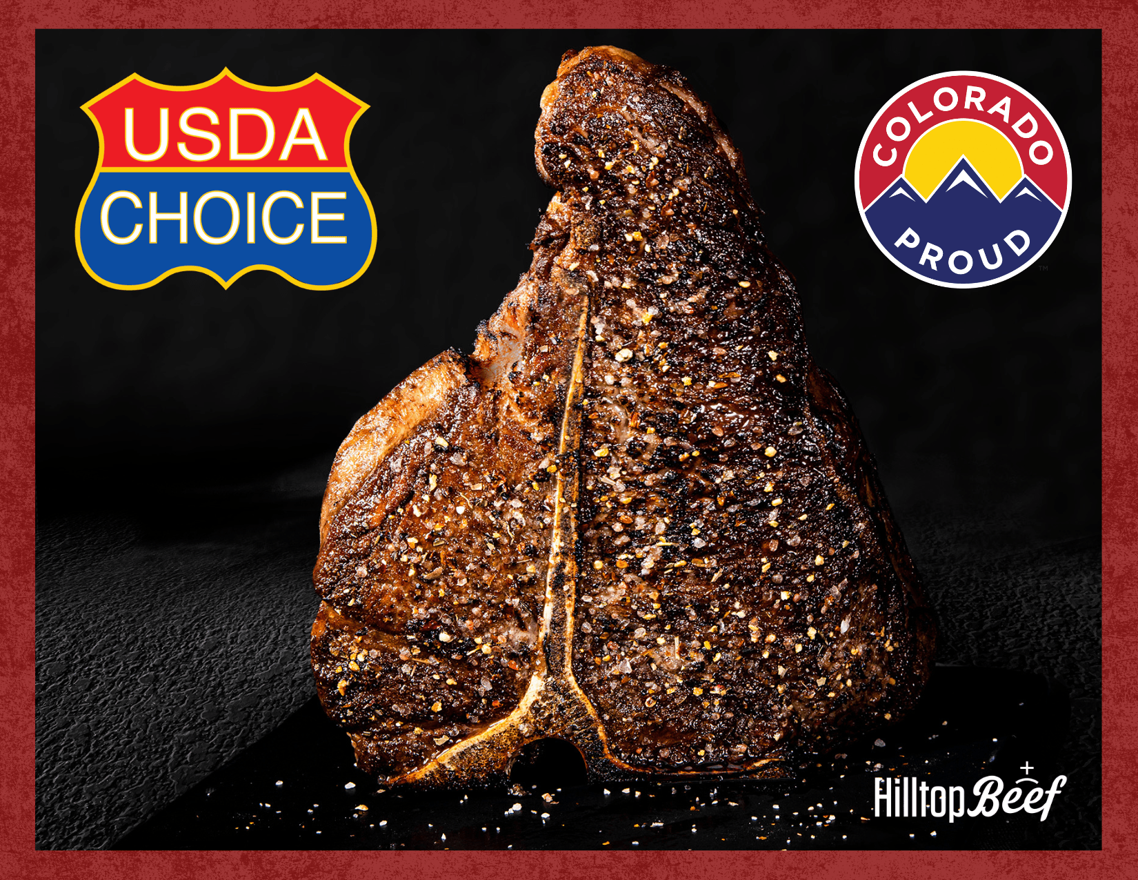 Colorado Raised Angus Beef - Large Quarter - Hilltop Beef